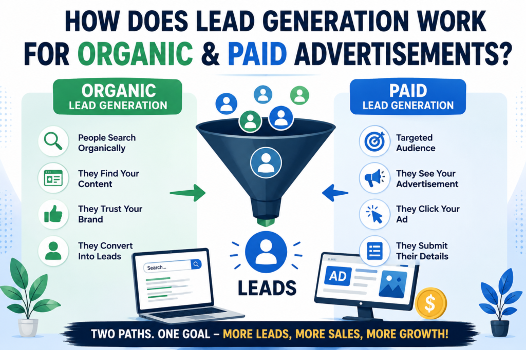 Organic and paid advertisement in 2026